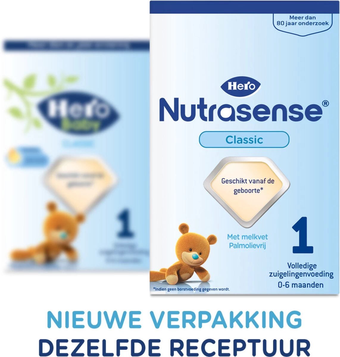 Hero Nutrasense Zuigelingenvoeding Classic 1 (0-6 Maanden) - Flesvoeding - Met Melkvet - Palmolie Vrij - 3 X 700gr (Voorheen Hero Baby Classic 1) - Afbeelding 5
