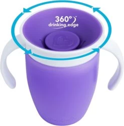Munchkin Miracle 360 Trainer Cup/oefenbeker Paars