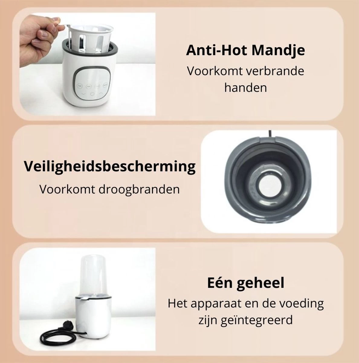SUBADA S7608 - Flessenwarmer Met Snelle Opwarming - Babyvoeding En Sterilisator - 24-uur Warmhouden - Afbeelding 6