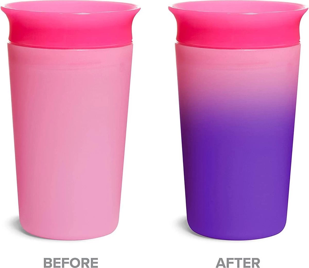 Munchkin Miracle 360 Colour Changing Sippy Cup Pink - Afbeelding 5
