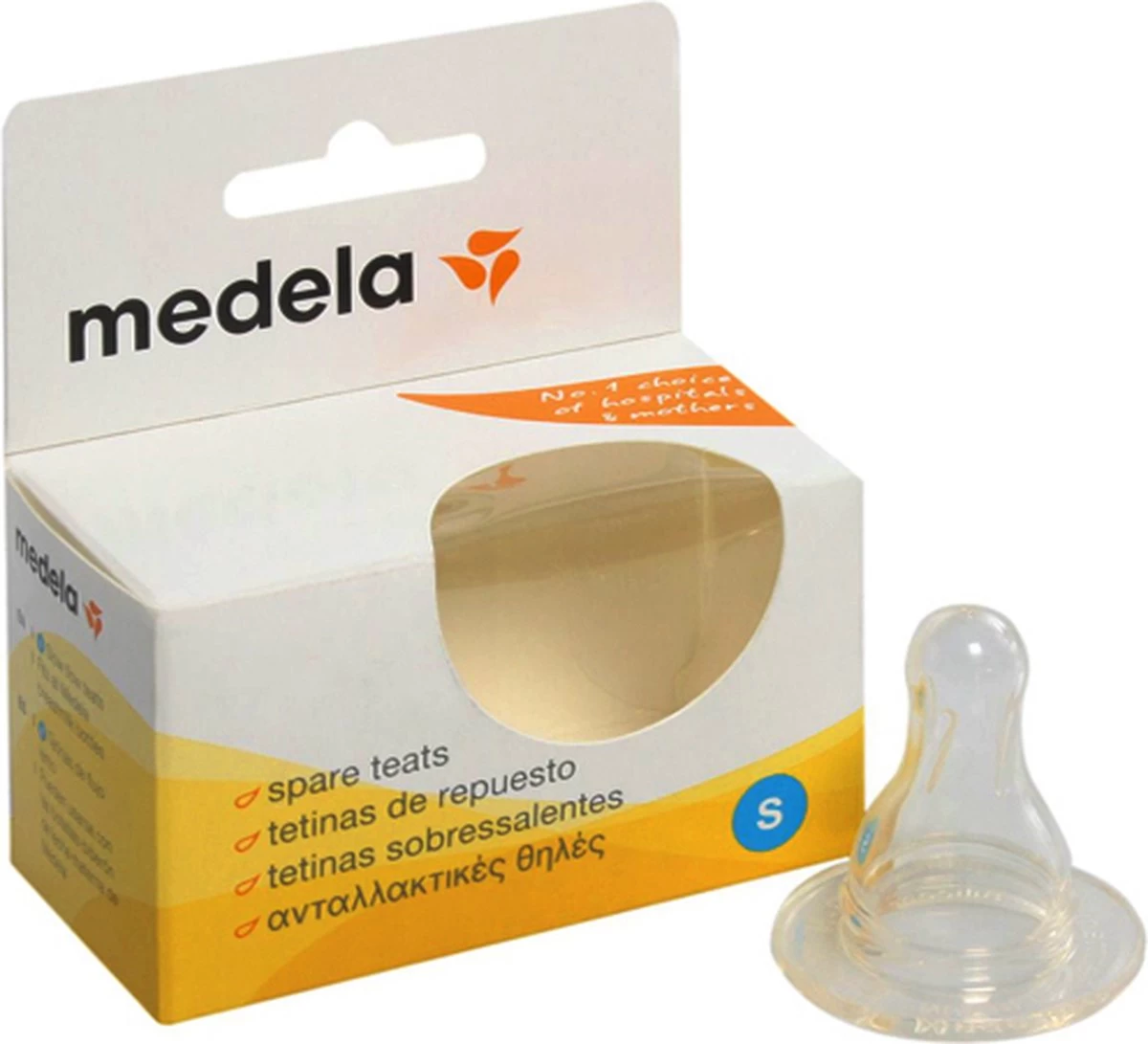 Medela Losse Spenen Slow Flow - Speen Past Onder Ringdeksel Van Medela - Medela Speen - 2 Stuks - Maat S - Afbeelding 5