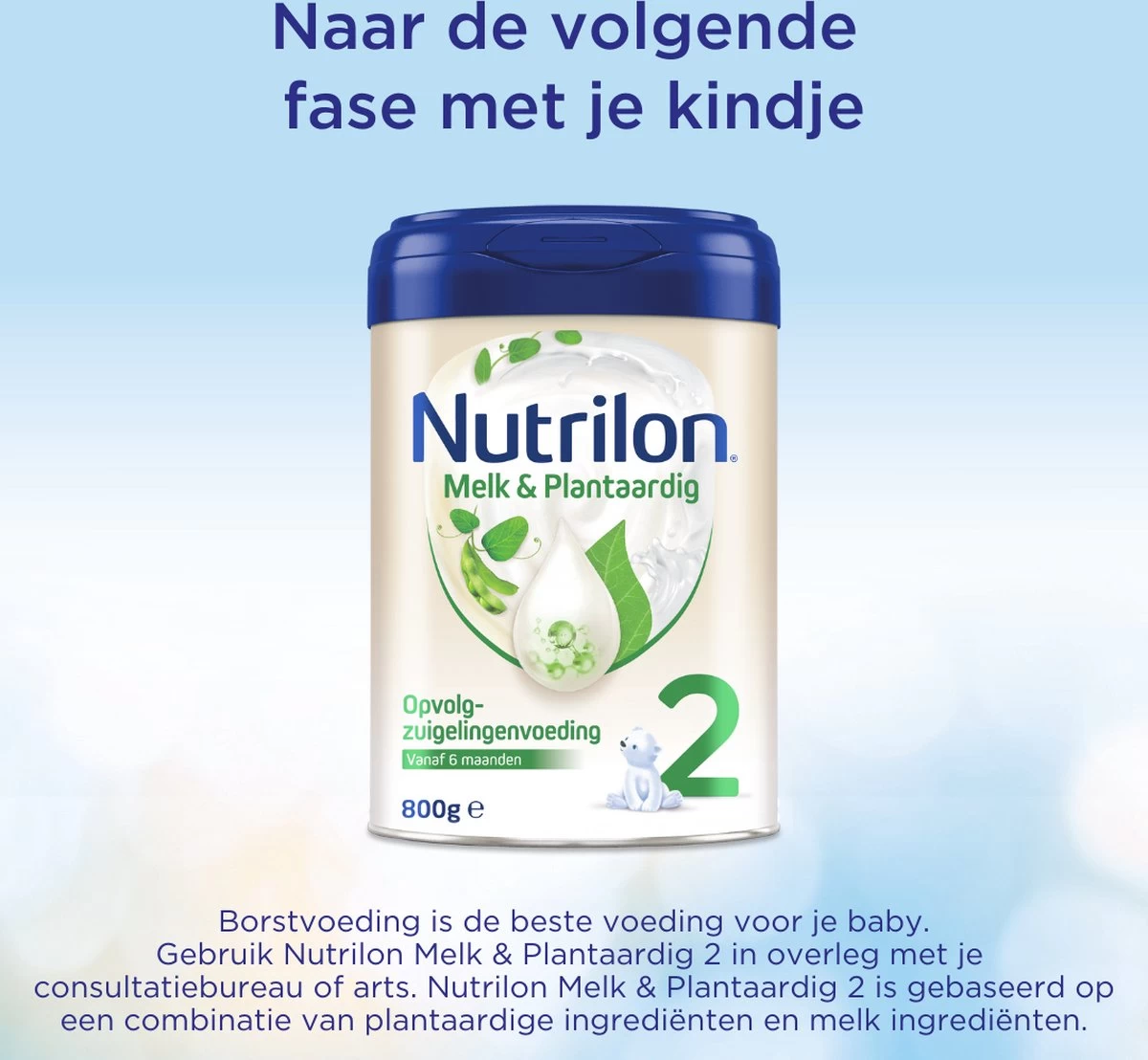 Nutrilon Melk & Plantaardig 1 - Volledige Zuigelingenvoeding 0-6 Maanden - 800g - Afbeelding 8
