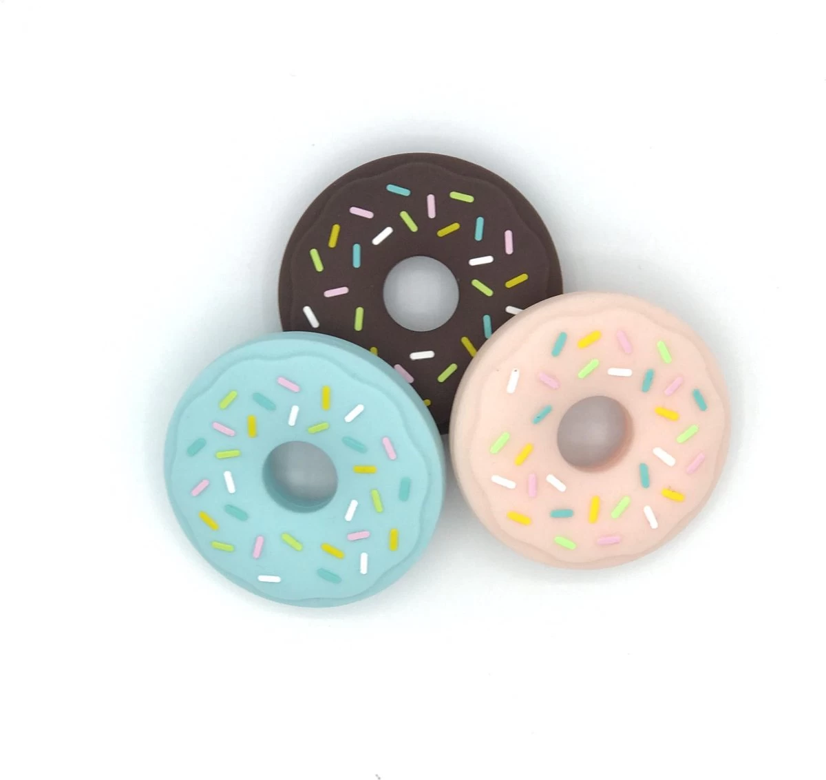 Donut Bijtketting Kauwsieraad - Roze - Afbeelding 3
