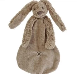 Happy Horse Konijn Richie Knuffeldoekje - Bruin - Baby Cadeau