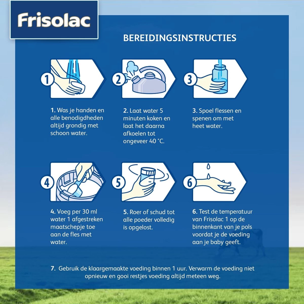Frisolac 1 - Babyvoeding - 0 Tot 6 Maanden - 800g - Blik - Afbeelding 2