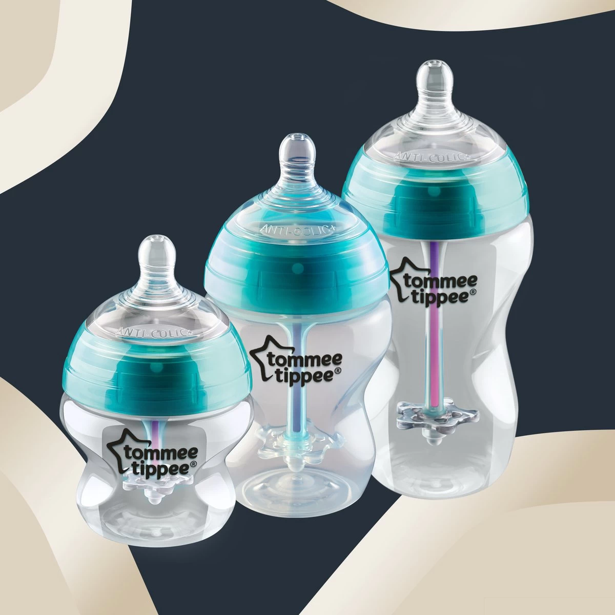 Tommee Tippee Anti-Koliek Babyflessen Startpakket Voor Pasgeborenen - Afbeelding 3