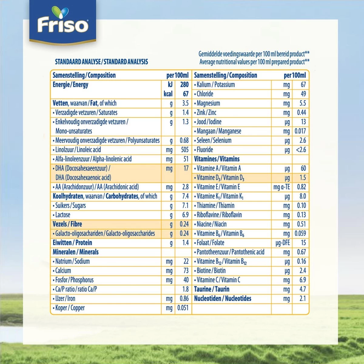 Friso 3 - Opvolgmelk - Vanaf 10 Maanden - 800g - Blik - Afbeelding 2