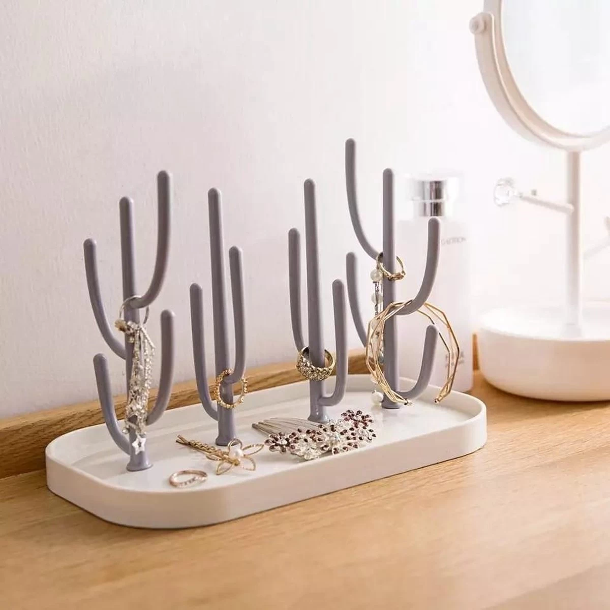 Ever Home Flessen Droogrek - Baby Flessenrek - Afdruiprek Baby - Droogrek - Drying Rack - Wit - Afbeelding 6