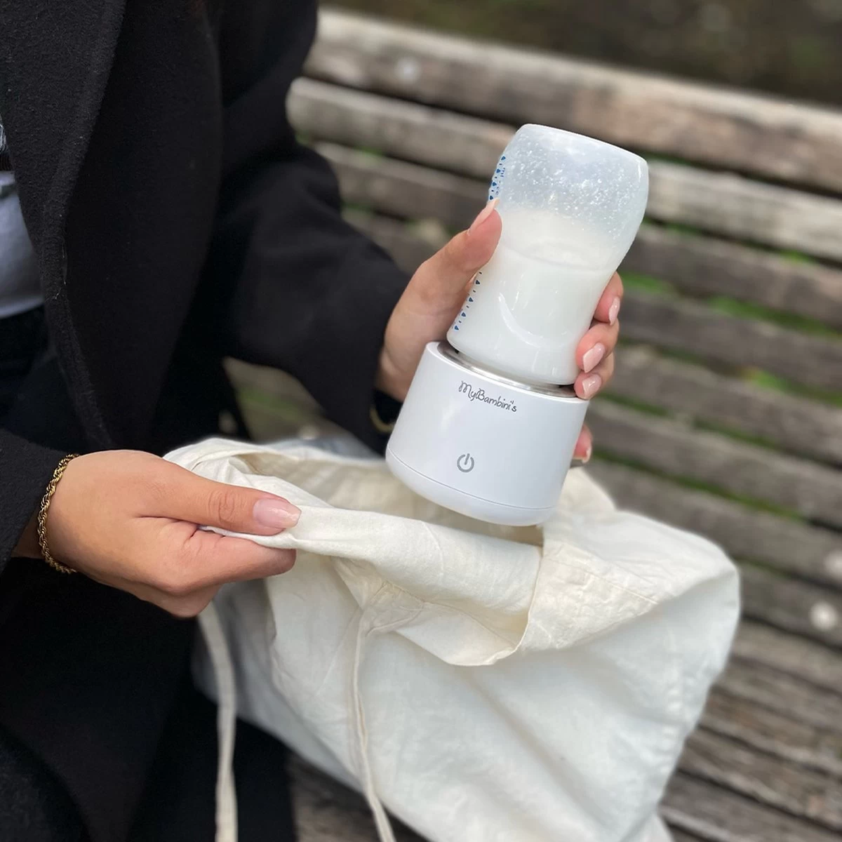 MyBambini's Bottle Warmer Pro™ - Draagbare Baby Flessenwarmer Voor Onderweg - Roze - Geschikt Voor AVENT Philips, Chicco & Dodie - Afbeelding 3