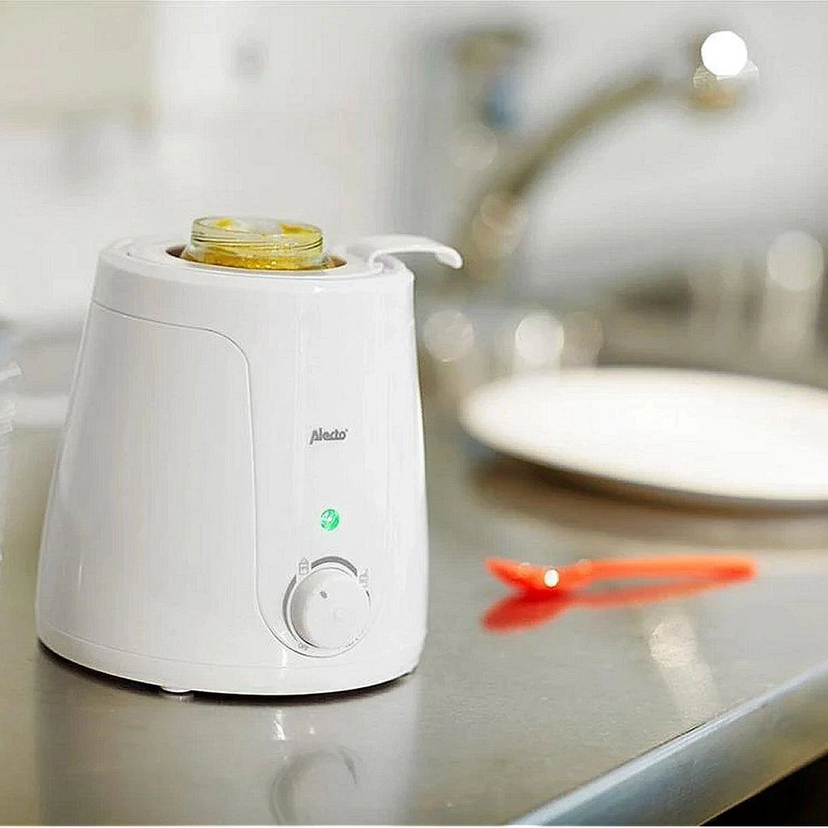 Alecto BW-70 - Flessenwarmer Geschikt Voor Ieder Flesje En Potje - Snel En Gemakkelijk In Gebruik - Wit - Afbeelding 18