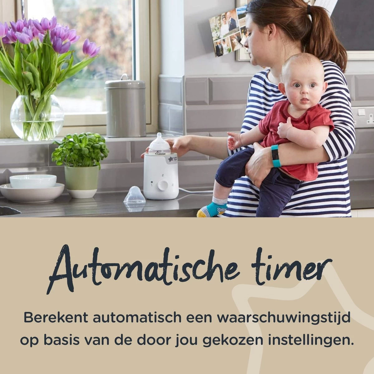 Tommee Tippee Easi Warm - Elektrische Flessen - En Voedselverwarmer - Automatische Timer - Draaiknop - Wit - Afbeelding 4