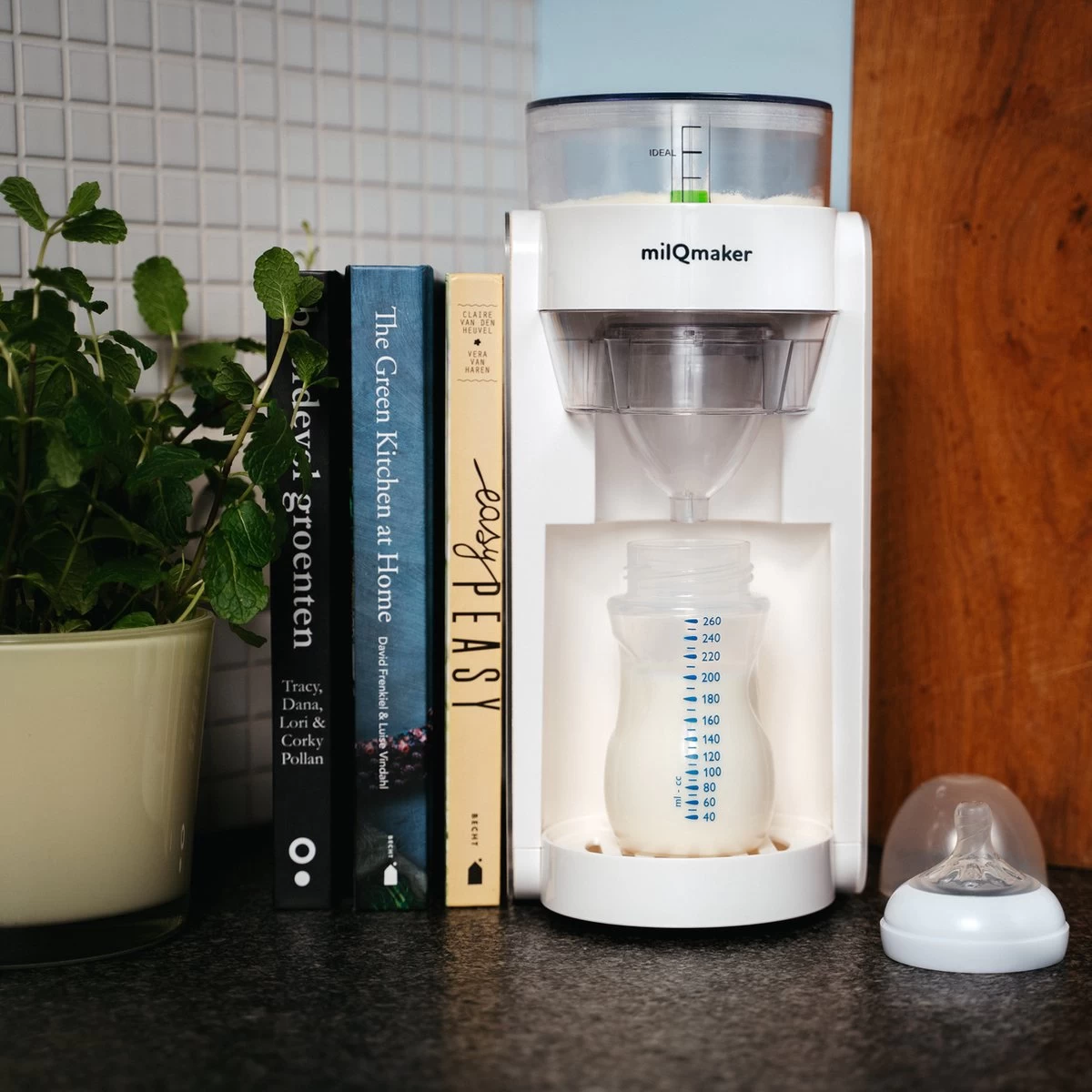 MilQmaker Flesvoeding Apparaat - Baby Milk Maker - Flessenwarmer/Fles Verwarmer - Baby Fles Maker - Baby Senseo - Baby Melk Machine - TÜV Gecertificeerd - Milkmaker - Afbeelding 5