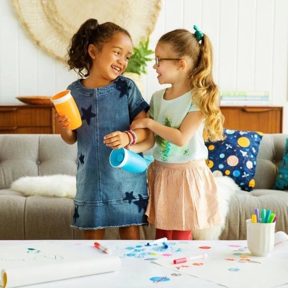 Munchkin Miracle 360 Sippy Cup Drinkbeker Blauw - Afbeelding 5