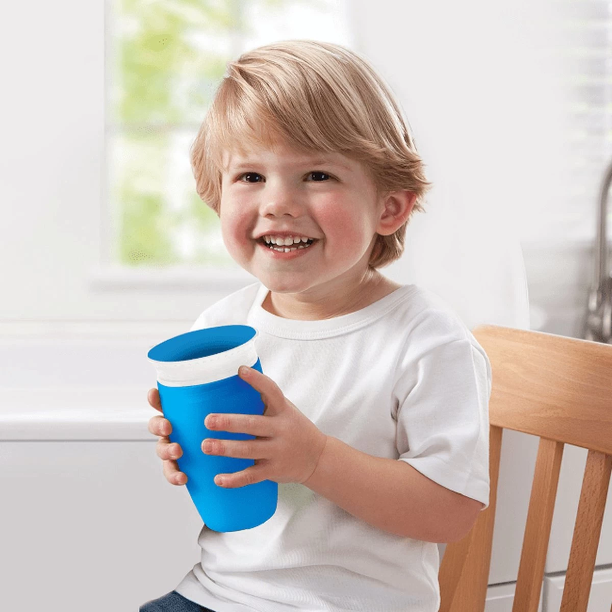 Munchkin Miracle 360 Sippy Cup Drinkbeker Blauw - Afbeelding 9