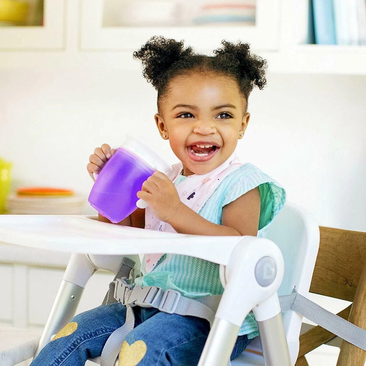 Munchkin Miracle 360 Trainer Cup/oefenbeker Paars - Afbeelding 3