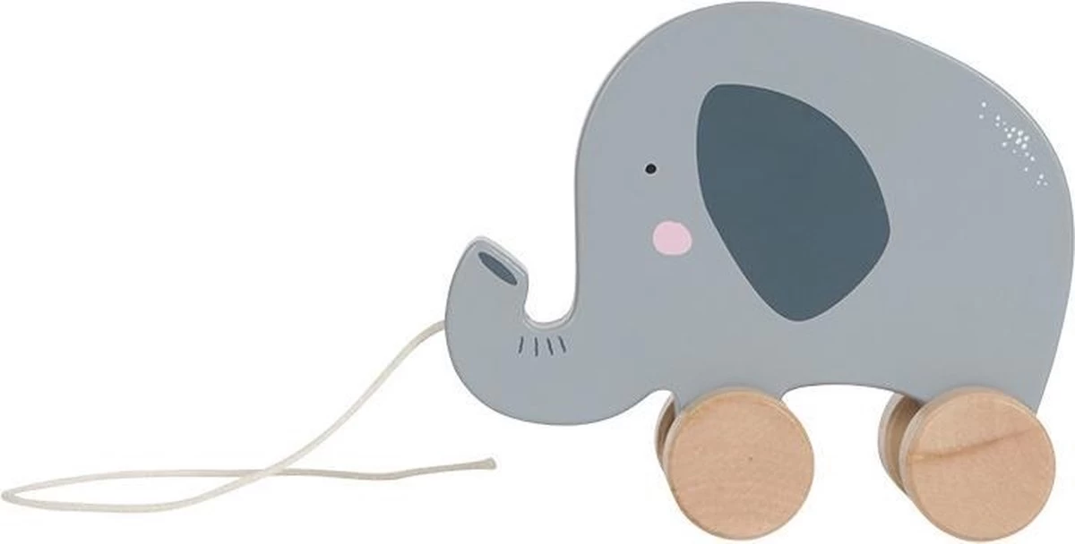 Little Dutch Houten Olifant - Trekfiguur