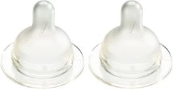 Difrax Flessenspeen Wide Voor Brede Babyflessen - Maat Small - 2 Stuks