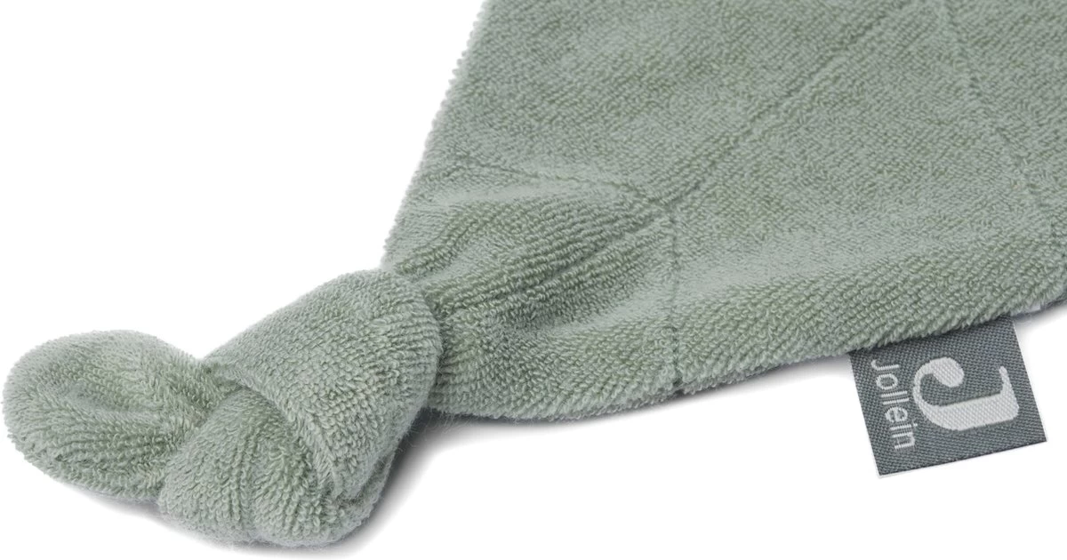 Jollein Speendoekje Badstof Leaf - Ash Green - Afbeelding 4