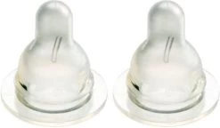 Difrax Flessenspeen Natural - Maat Small - 2 Stuks