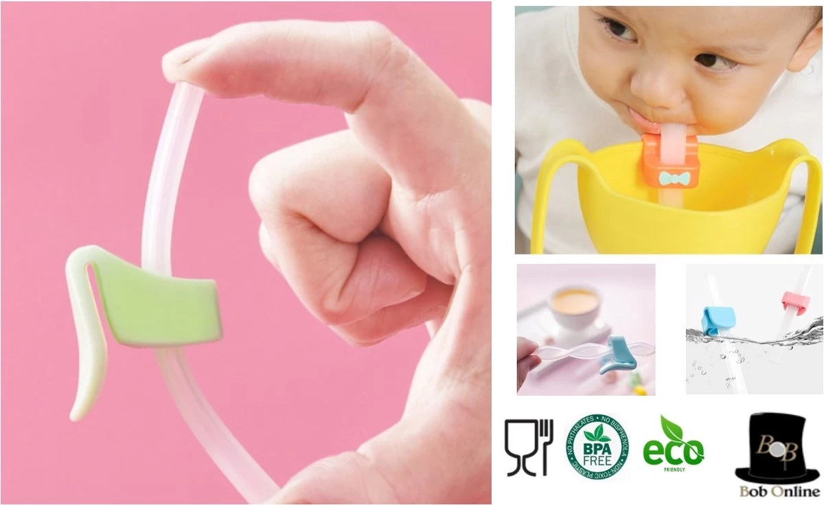 Bob Online ™ – Blauw Beer – Melkpoeder Doseerdoosje + Rietje – BPA-vrij – Melkpoeder Toren Blauw – Melkpoedertoren – Milk Powder Tower – Milk Powder Dispenser – Bewaar Bakjes – Reisbox – Bewaardoosje – Herbruikbaar Rietje – Baby Training Straw - Afbeelding 8