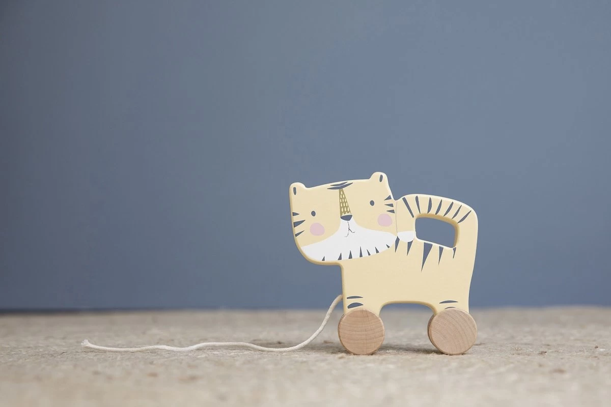 Little Dutch Houten Tijger - Trekfiguur - Afbeelding 2