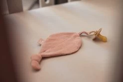 Jollein Speendoekje Badstof Leaf - Pale Pink