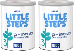 Little Steps Standaard 3 Flesvoeding - Vanaf 12 Maanden - 2 X 800 Gram