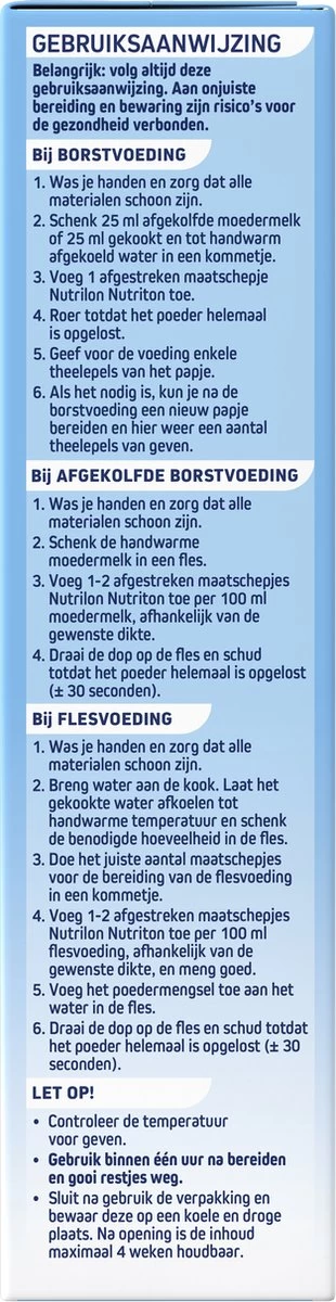 Nutrilon Nutriton – Bij Spugen Toe Te Voegen Aan Borst- En Flesvoeding – 135g - Afbeelding 6