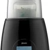 Alecto BW700BK - Snelle Digitale Flessenwarmer 500W Voor Opwarmen, Steriliseren En Ontdooien - Inclusief Stoomkap - Bediening Via Display - Zwart