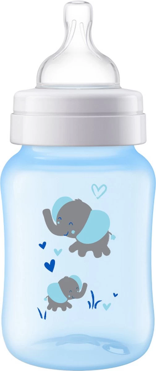 Philips Avent Anti-colic SCF821/15 - Babyfles (260 Ml) - 1 Stuk - Blauw - Afbeelding 2