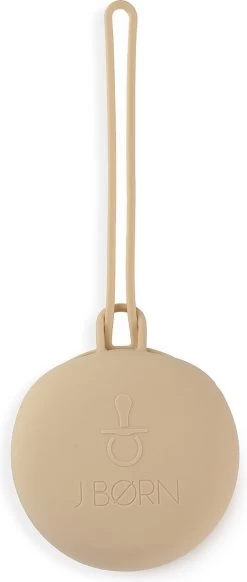 J. Børn Siliconen Speenhouder - Vanilla - BPA-VRIJ Veilig Praktisch En Stijlvol - Geschikt Vanaf De Geboorte - Babyaccessoire