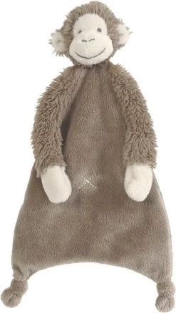 Happy Horse Aap Mickey Knuffeldoekje - Bruin - Baby Cadeau