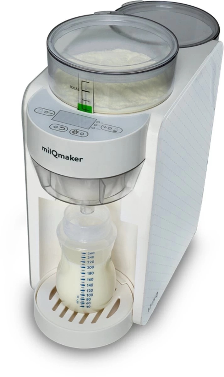 MilQmaker Flesvoeding Apparaat - Baby Milk Maker - Flessenwarmer/Fles Verwarmer - Baby Fles Maker - Baby Senseo - Baby Melk Machine - TÜV Gecertificeerd - Milkmaker - Afbeelding 2