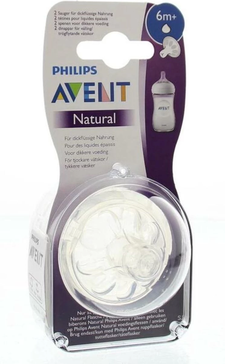 Philips Avent SCF046/27 Natural Speen - 6m+ - 2stuks - Afbeelding 11