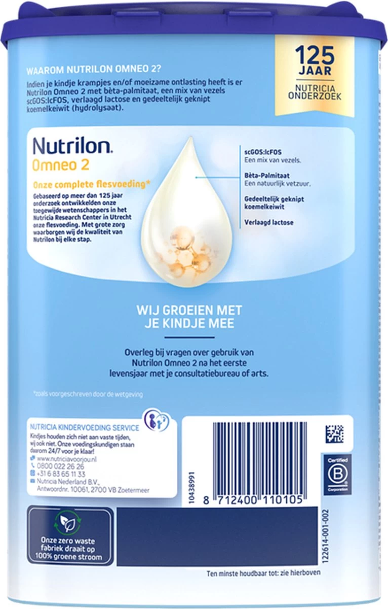 Nutrilon Omneo 2 – Flesvoeding Vanaf 6 Maanden – 800g - Afbeelding 7