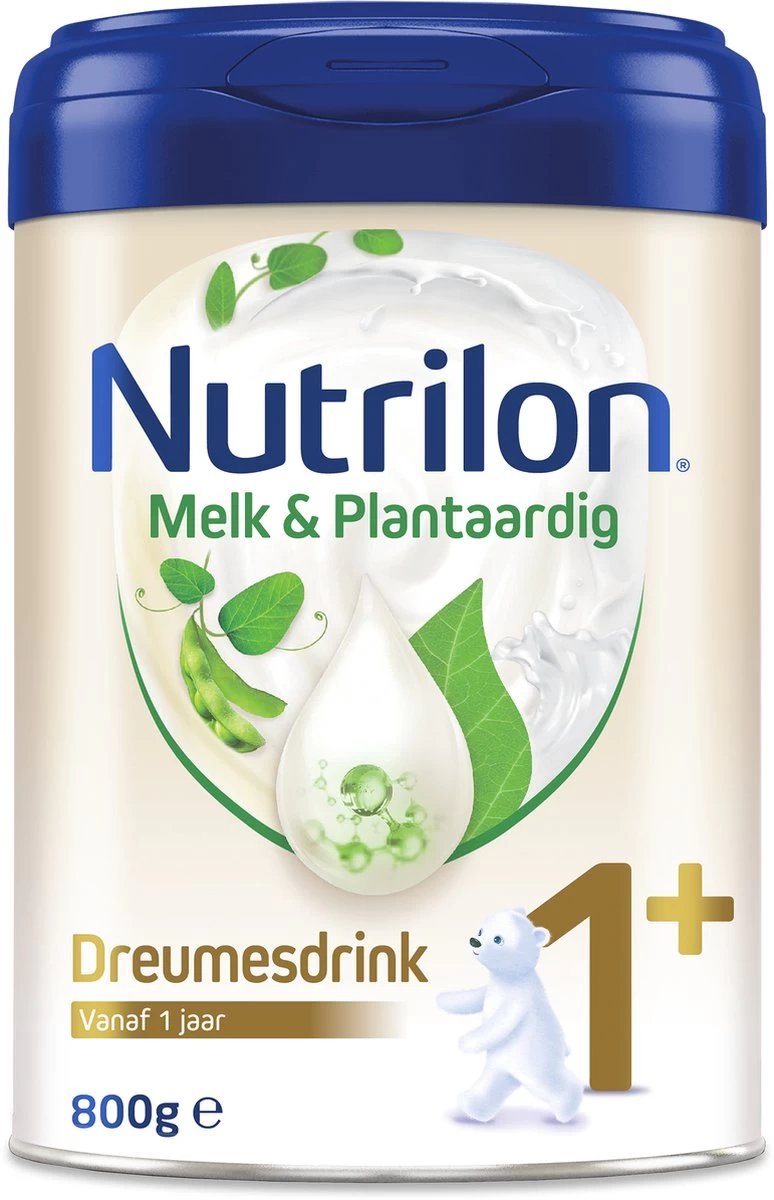 Nutrilon Melk & Plantaardig 1+ - Dreumesdrink Vanaf 12 Maanden - 800 Gram