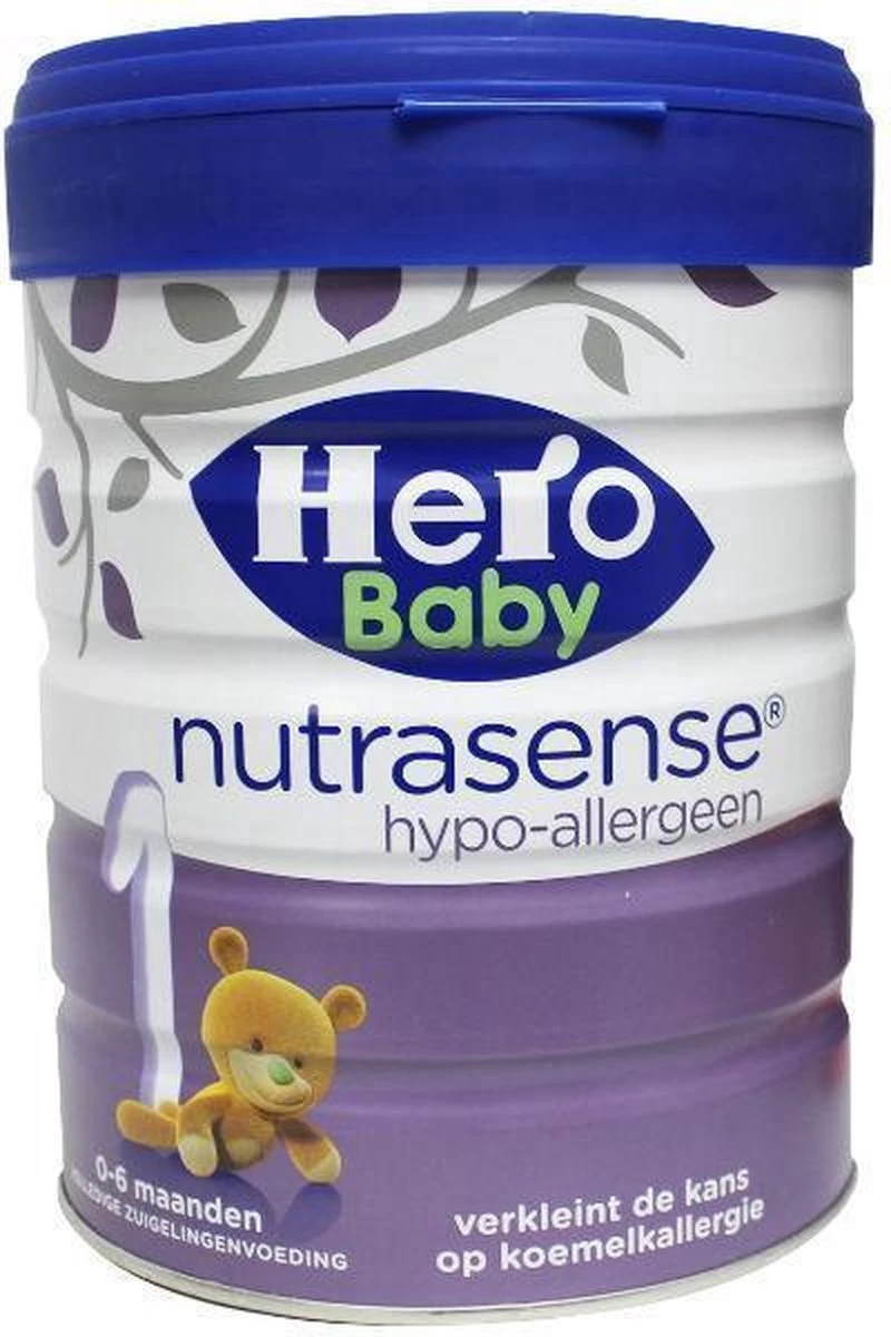 Hero Baby Nutrasense Hypo Allergeen 1 Zuigelingenvoeding 0-6 Maanden - Babyvoeding - 1x700 G - Afbeelding 2
