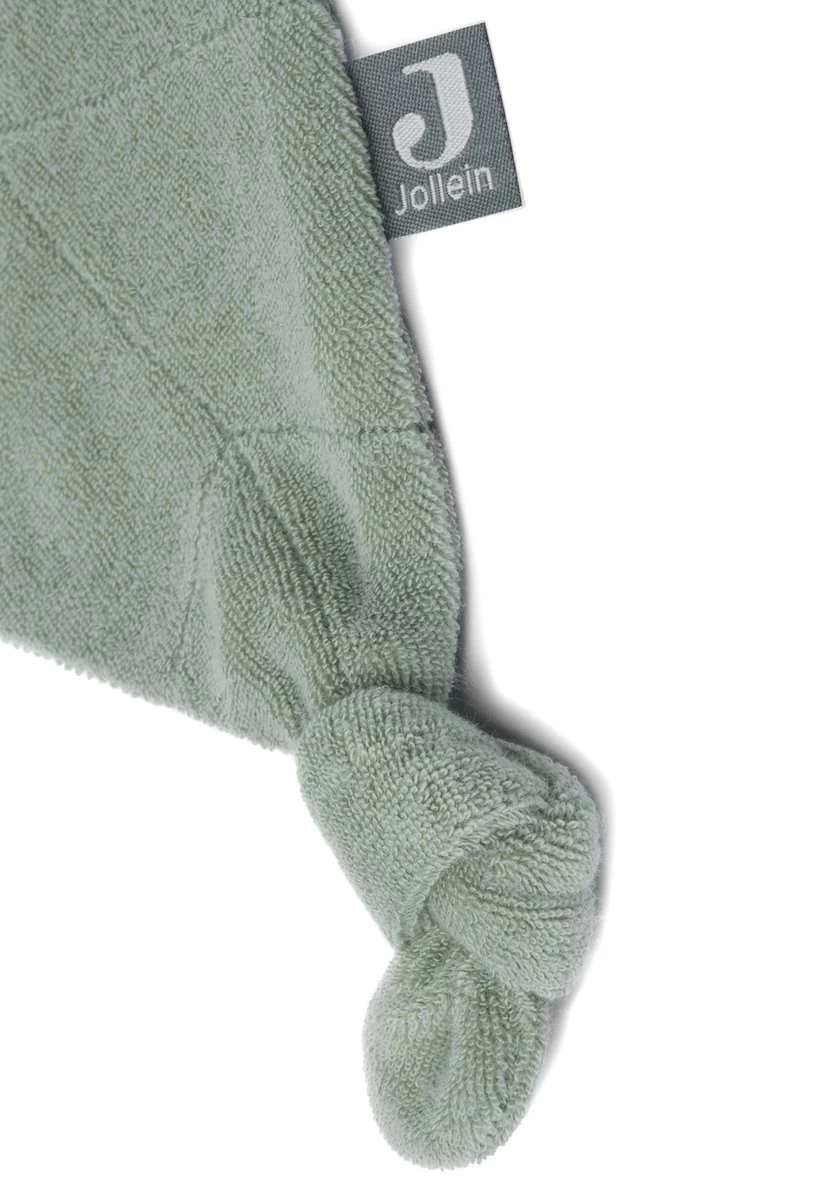 Jollein Speendoekje Badstof Leaf - Ash Green - Afbeelding 2