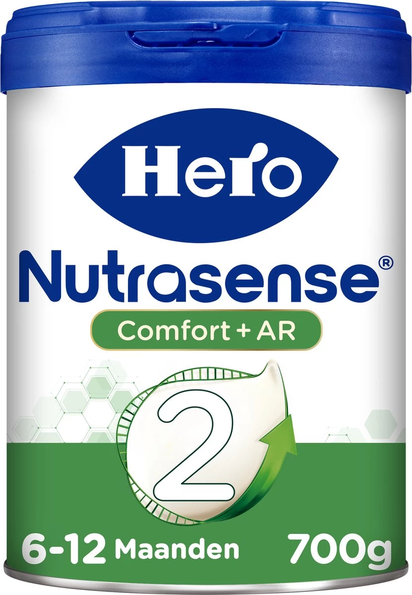 Hero Baby Nutrasense Comfort+ 2 (6+ Maanden) - Flesvoeding - 3 Stuks - Afbeelding 2