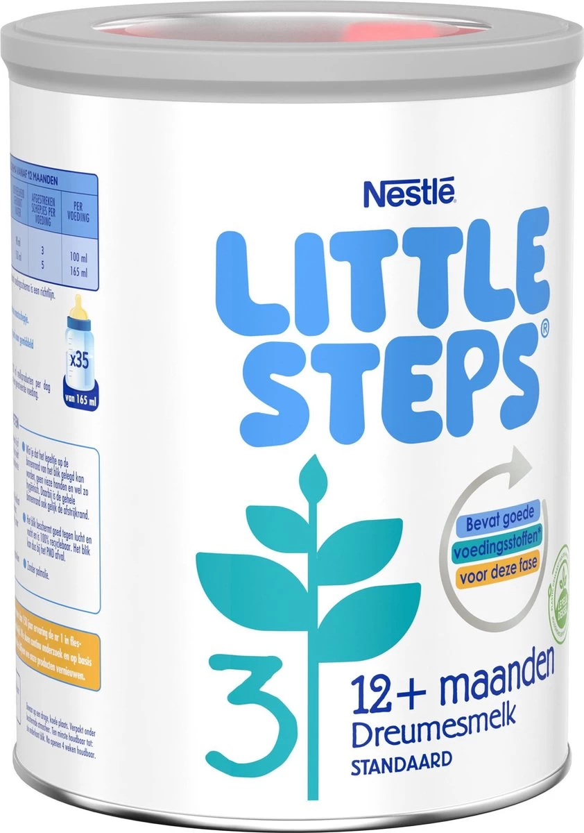 Little Steps Standaard 3 Flesvoeding - Vanaf 12 Maanden - 2 X 800 Gram - Afbeelding 2