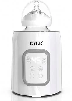 RYER Flessenwarmer 5 In 1 - LCD Scherm - Geschikt Voor Alle Babyflessen