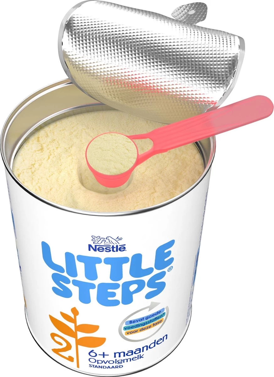 Little Steps Standaard 2 Flesvoeding - Vanaf 6 Maanden - 2 X 800 Gram - Afbeelding 2