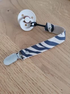 Speenkoord Zebraprint, Speenkoord Jongen, Speenkoord Meisje, Baby Speenkoord, Leren Speenkoord, Bibs Speen, Kraamcadeau, Kraamkado